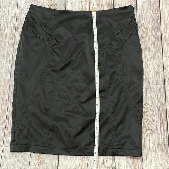 🌸 Clearance! 🌸 Oboe Black Satin Mini Skirt Size M - Picture 5 of 5